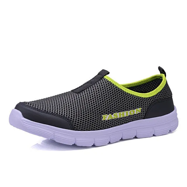 OZERSK Brand Breathable Men Running Shoes Men's Jogging Mesh Summer Mesh Sneaker Casual Slip-on Sandals Shoes Free Shipping