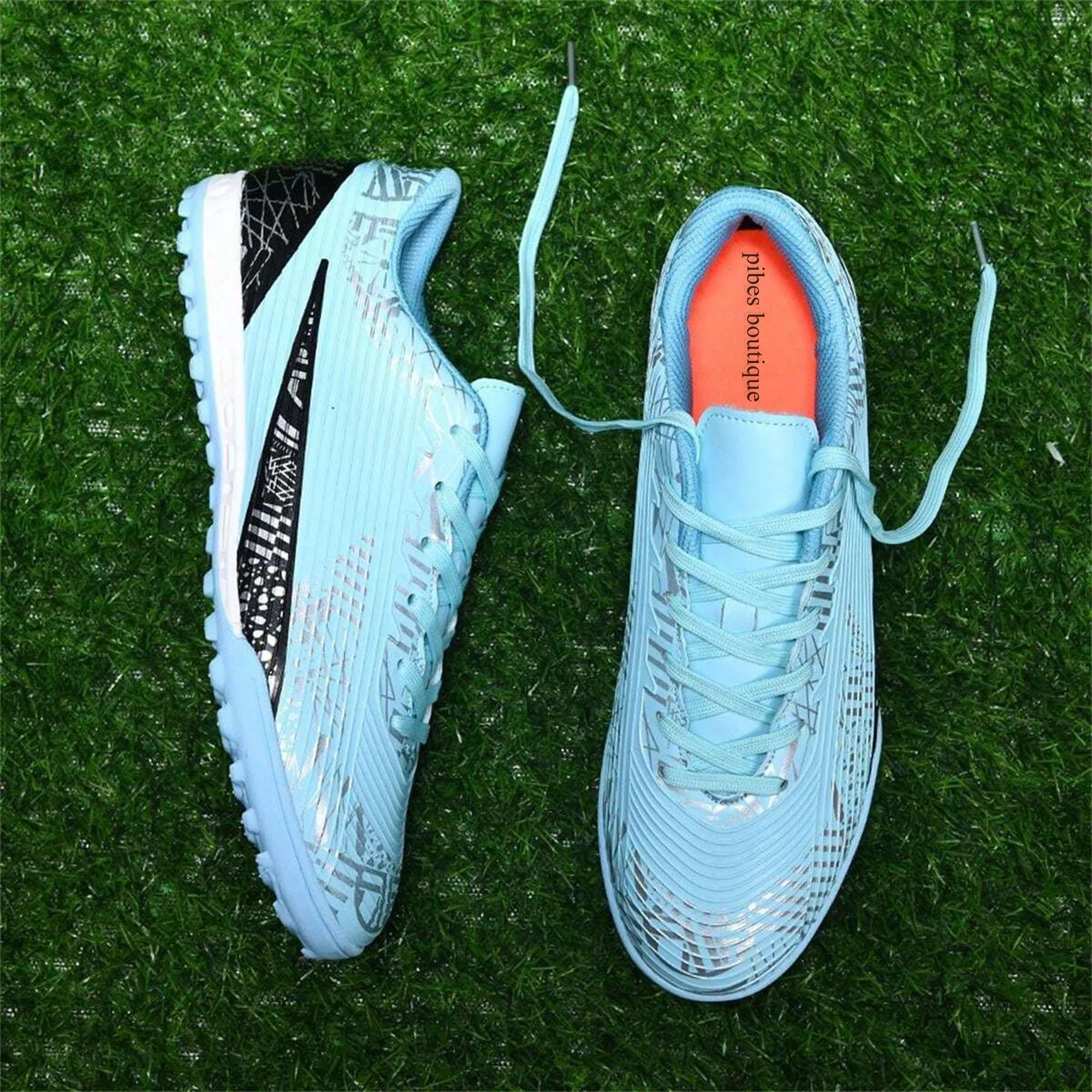 pibes boutique Men Turf Soccer Shoes Indoor Football Shoes