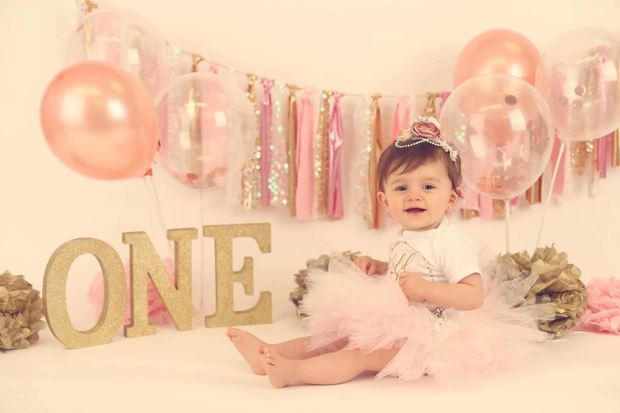 Pink and Gold "Wild One" Birthday Outfit
