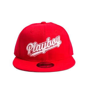 PLAYBOY STAY PLAYFUL RED FITTED HAT
