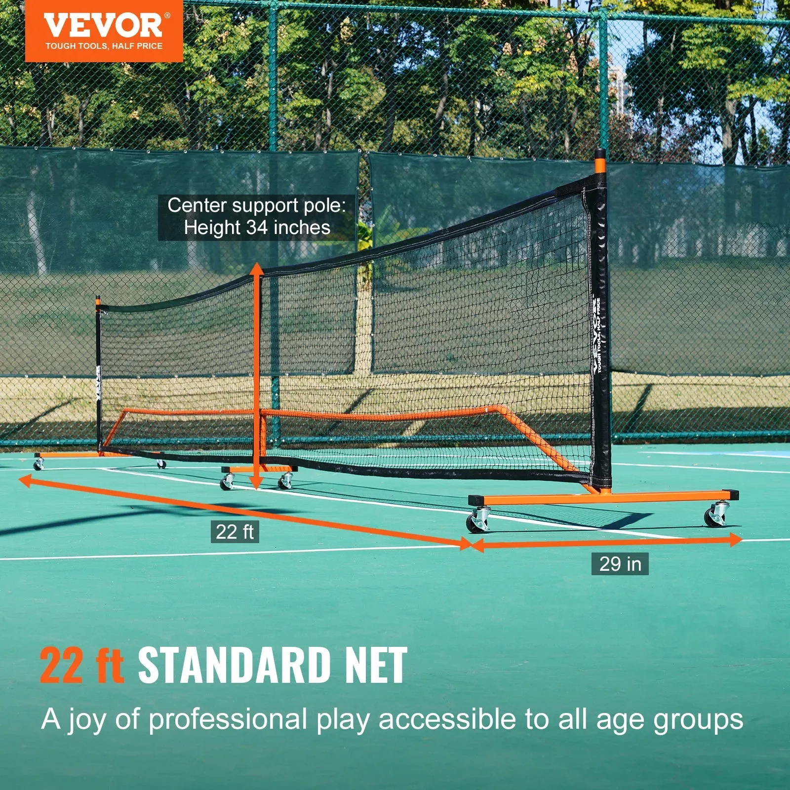 Portable Pickleball with Set Bag Balls Paddles