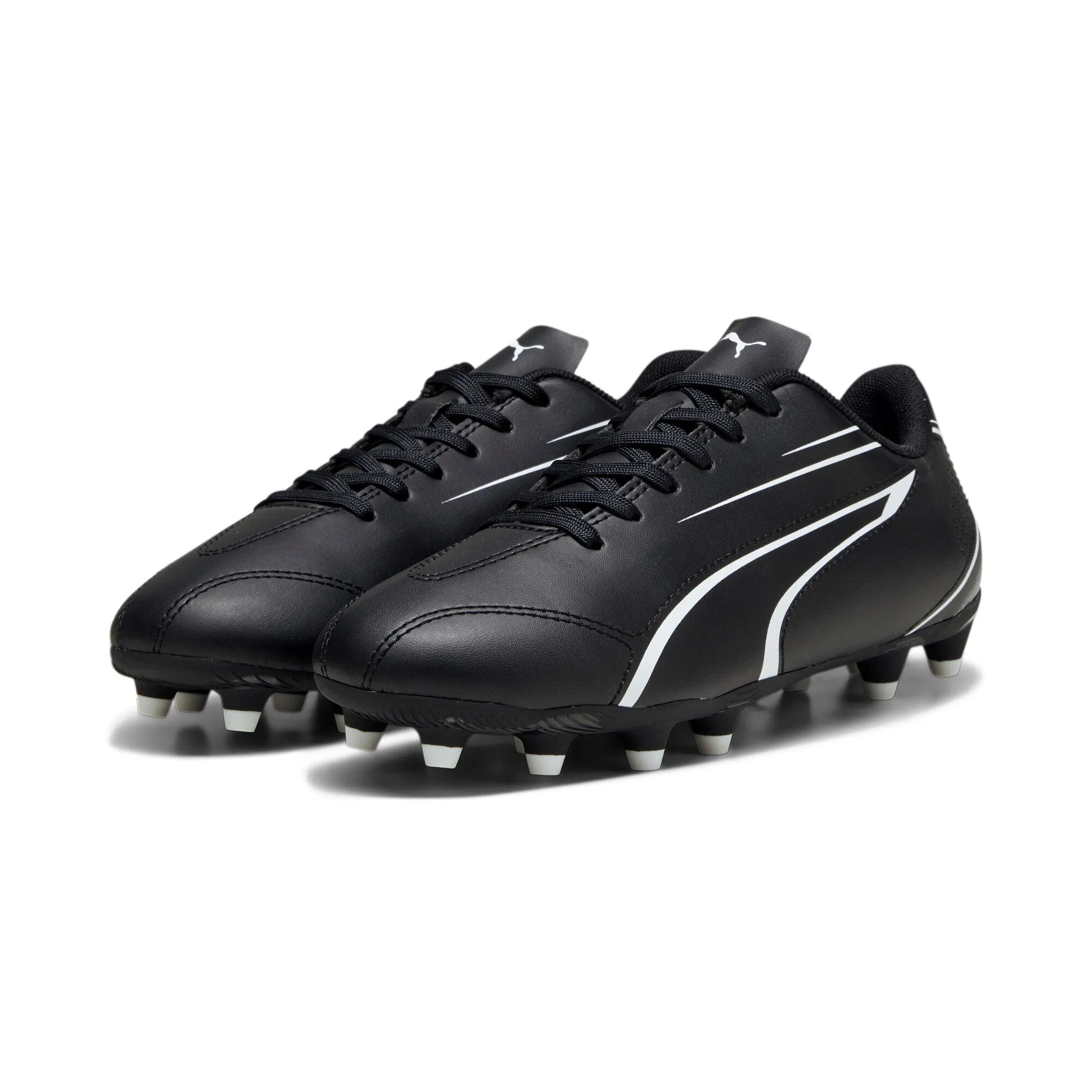 Puma Junior Vitoria Football Boots FG/AG - Black/White