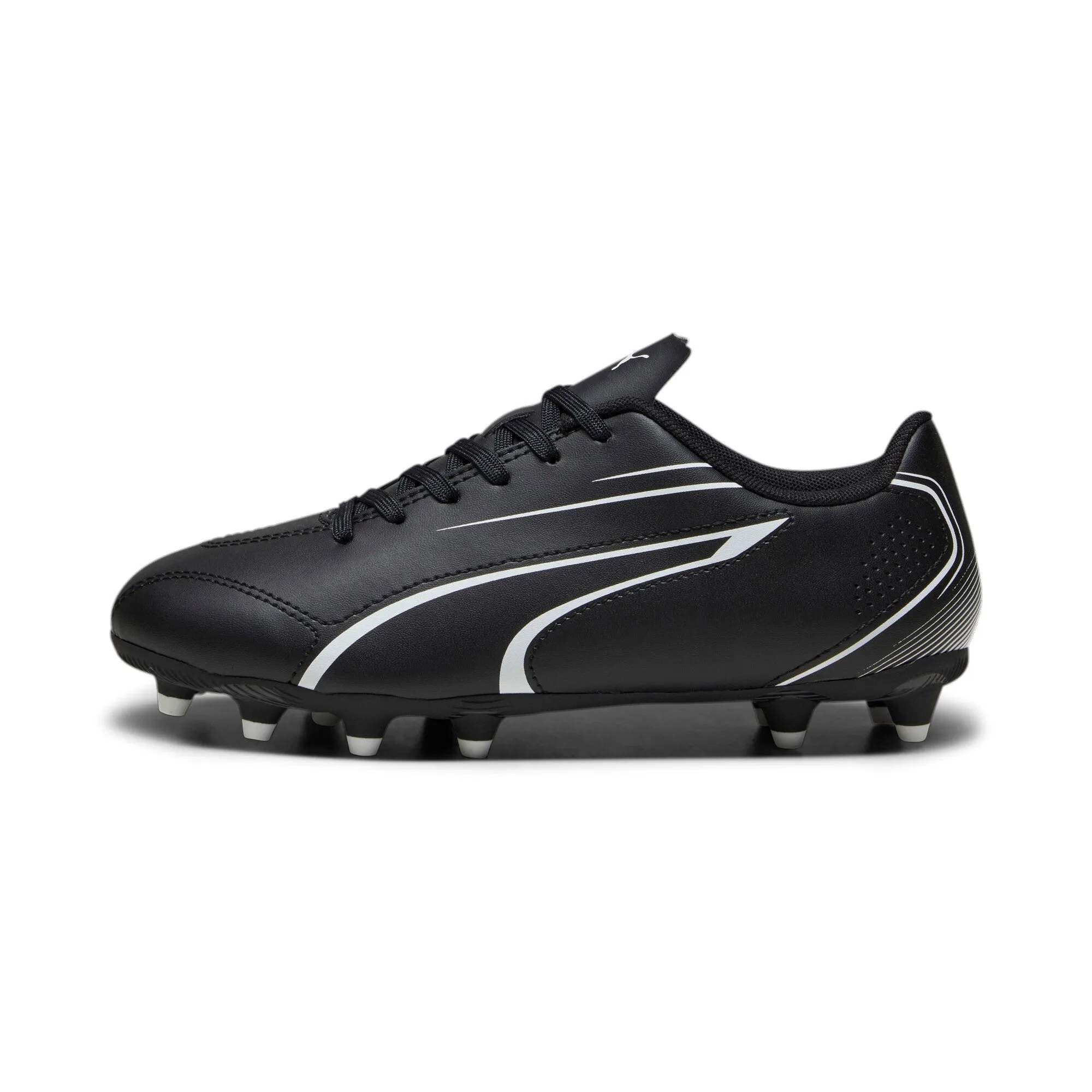 Puma Junior Vitoria Football Boots FG/AG - Black/White
