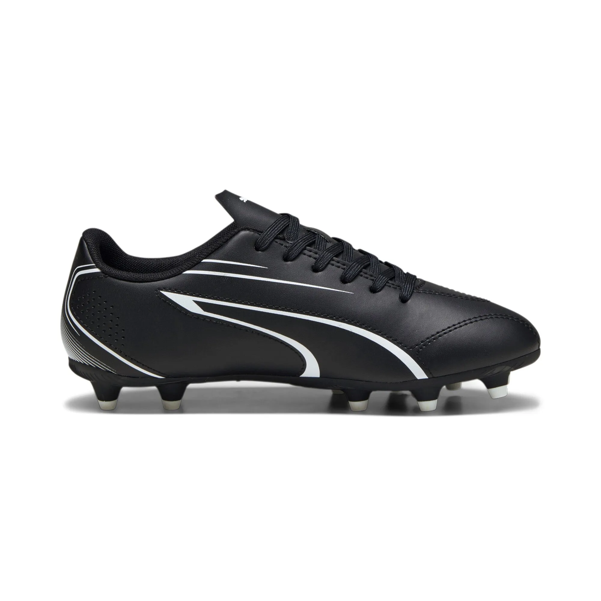 Puma Junior Vitoria Football Boots FG/AG - Black/White