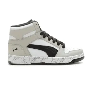Puma Rebound Layup Atypical 38542501 Mens White Lifestyle Sneakers Shoes