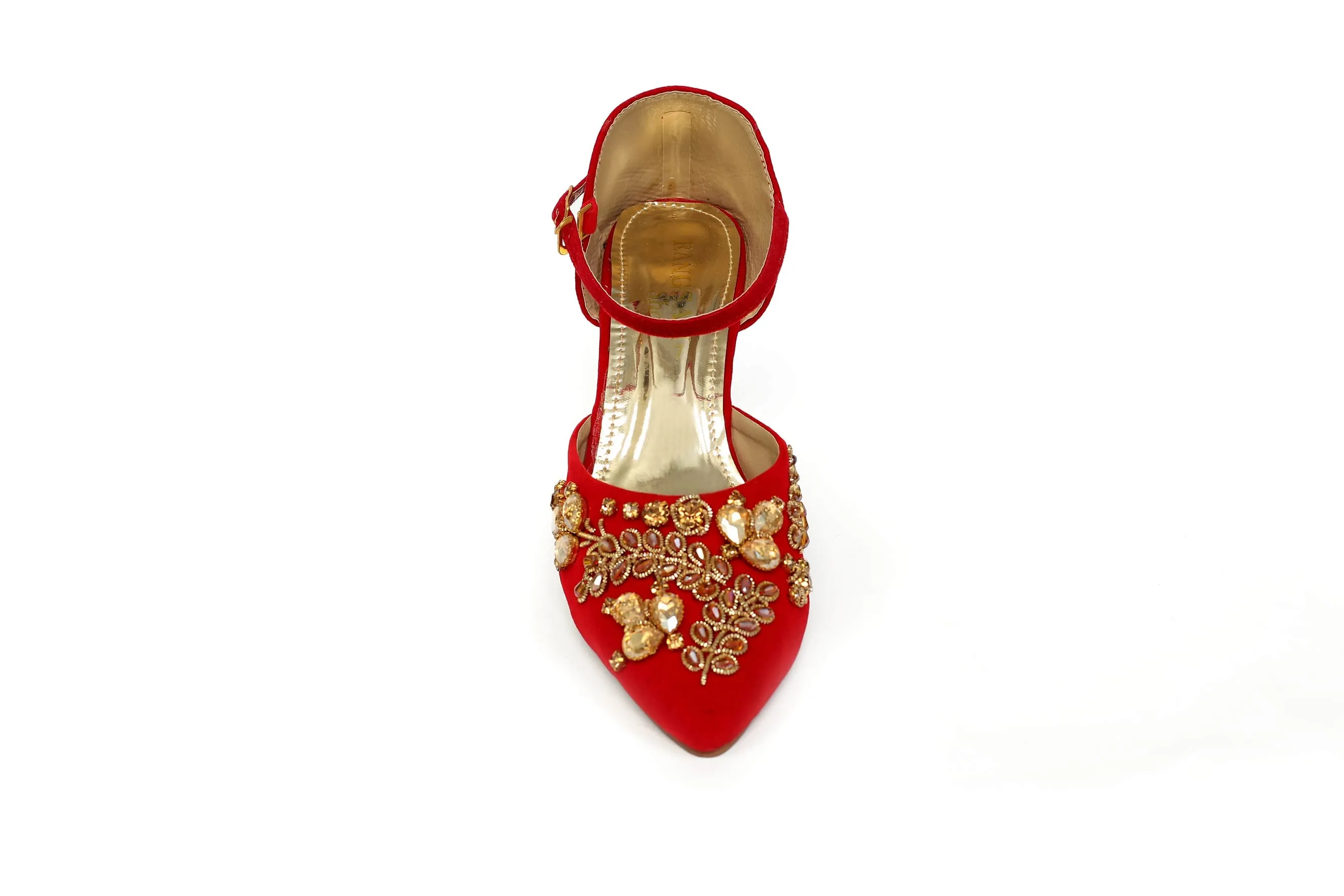Red Color Formal Sandals-RS16