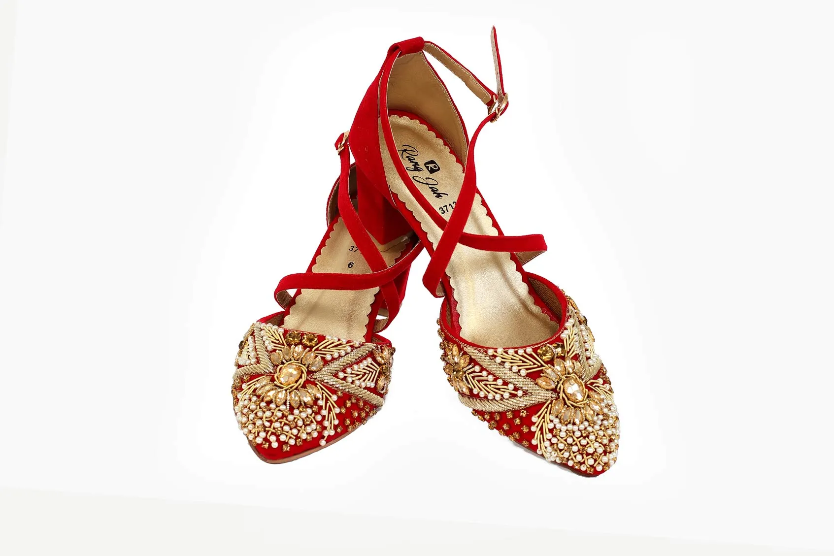 Red Color Formal Sandals-RS29