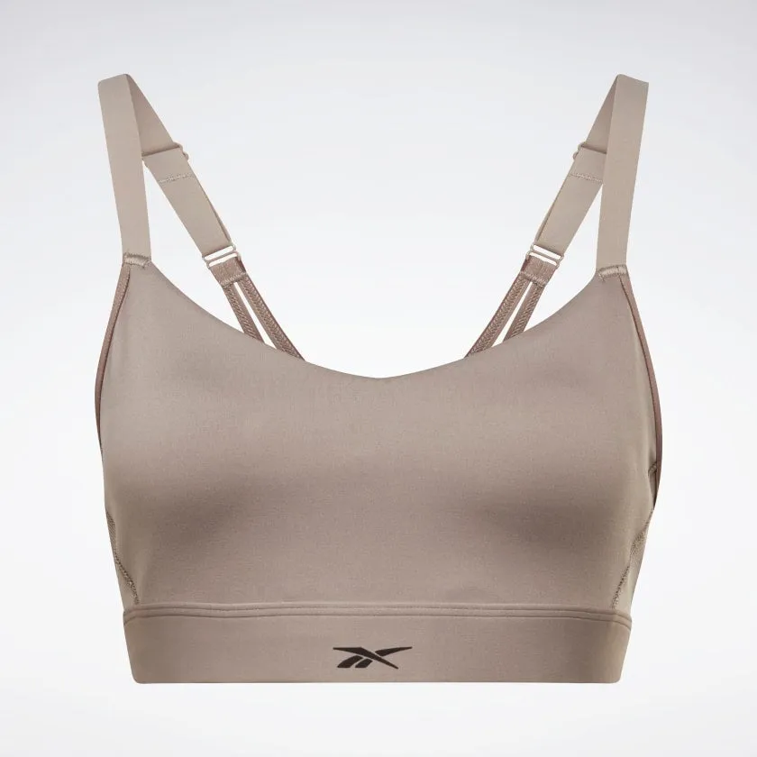 Reebok Lux Strappy Sports Bra -Boulder Grey