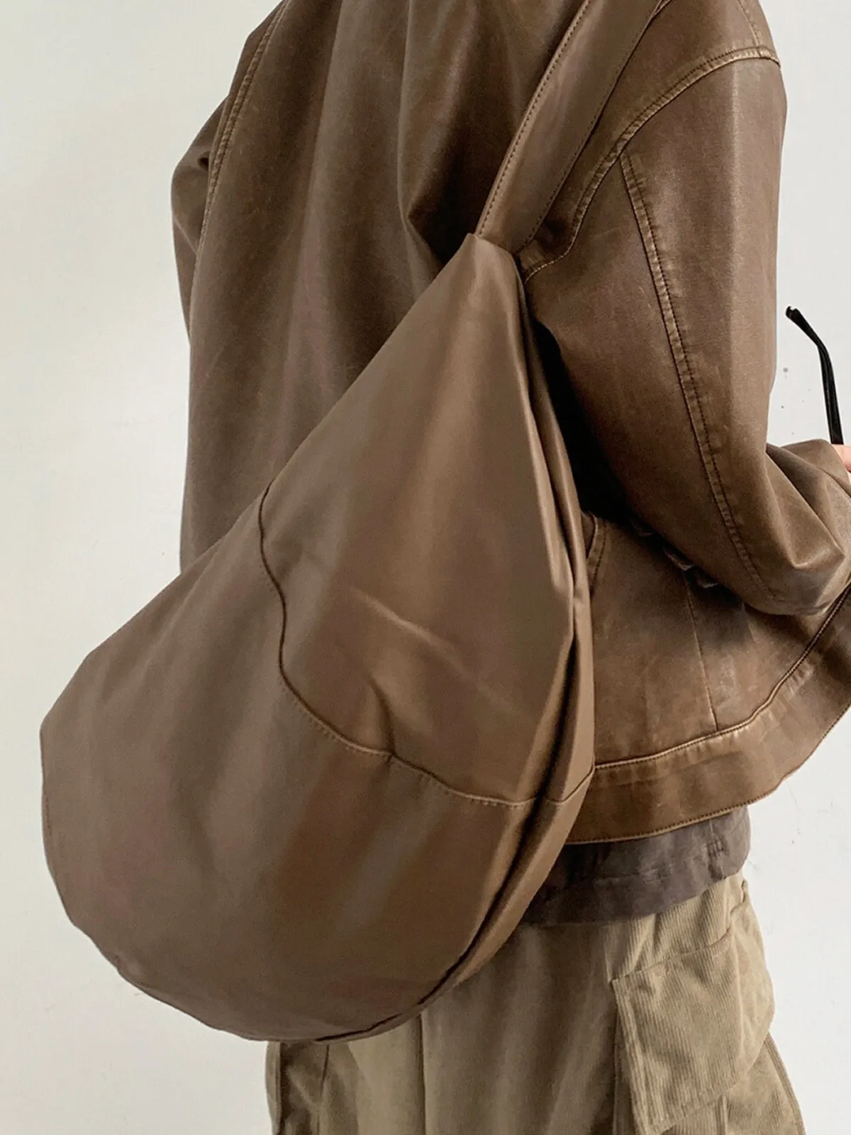 Retro Crossbody Leather Bag