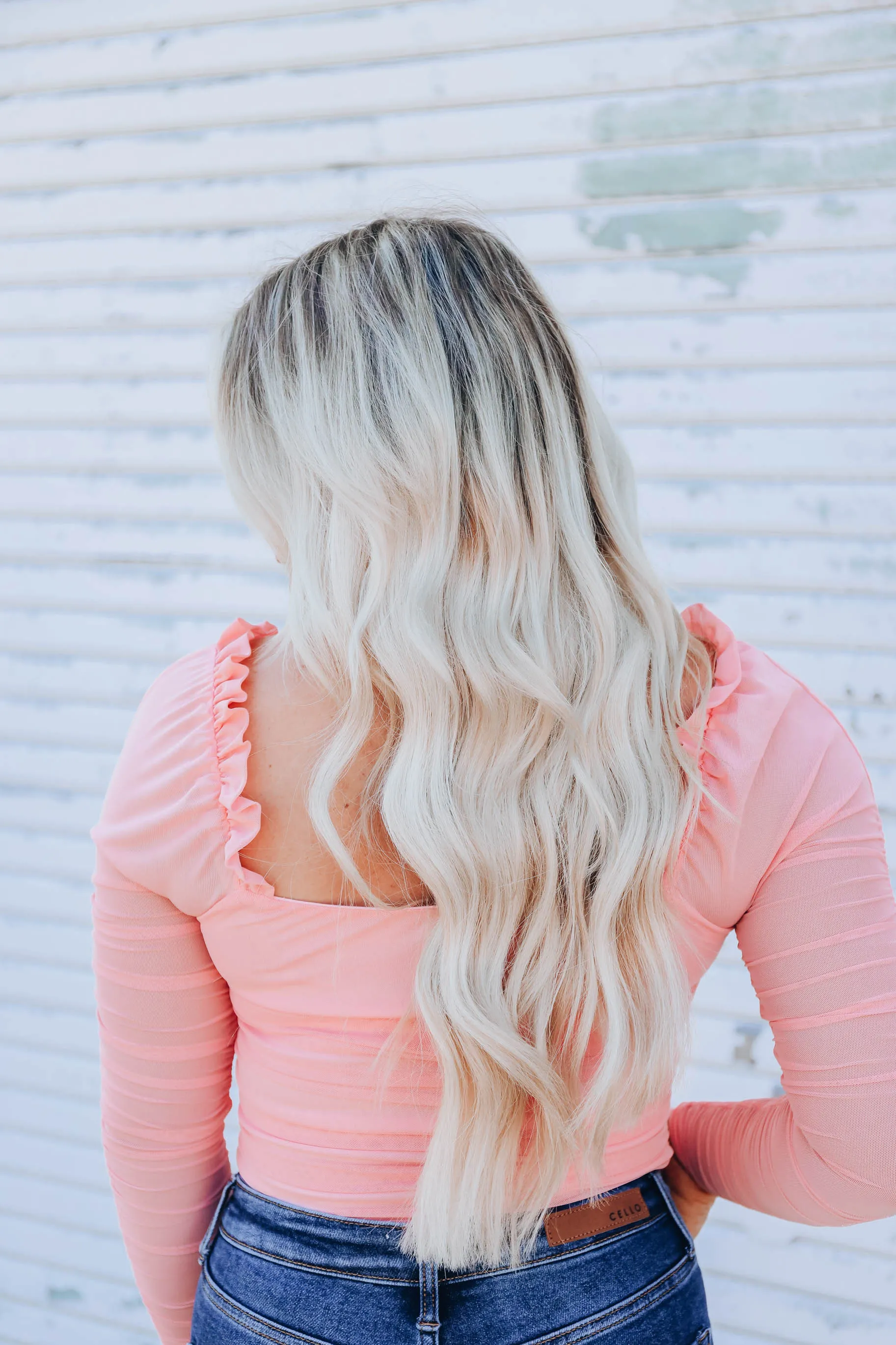 Revival Sheer Sleeve Bodysuit - Pink
