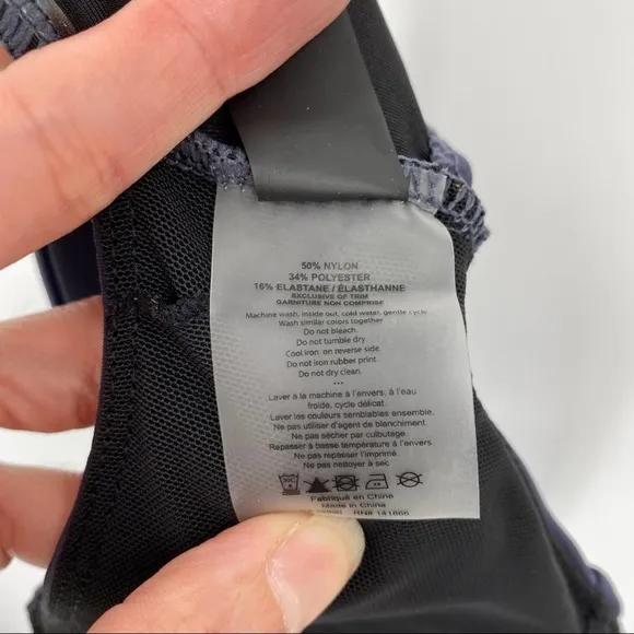 Revolve x Lovewave Navy Blue Zuma Sports Bra