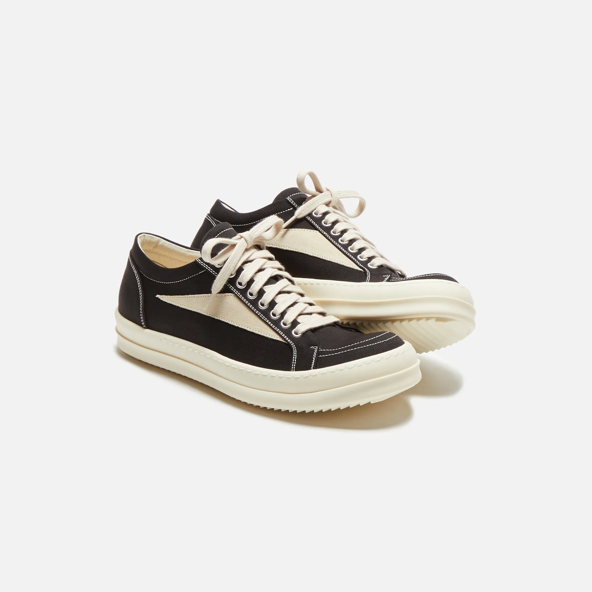 Rick Owens Vintage Sneaker - Scarpe Black / Milk / Milk