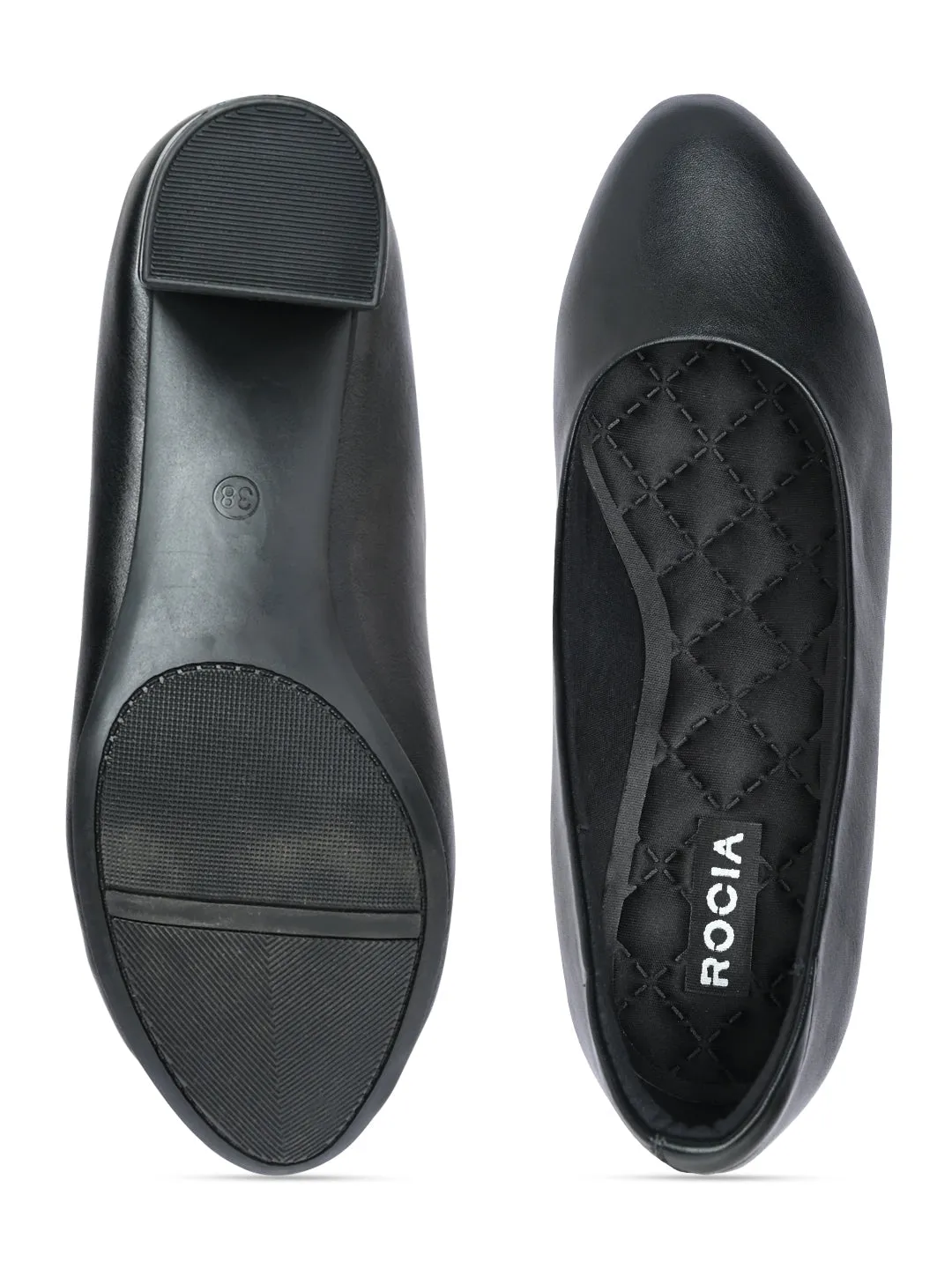 Rocia By Regal Black Women Comfort Pumps