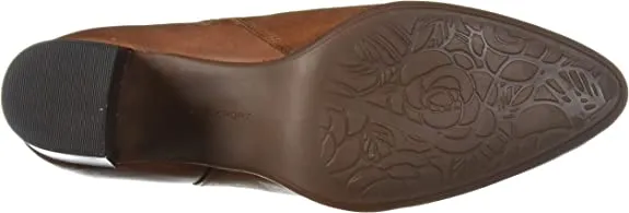 Rockport Women's Camdyn Bootie Ankle Boot, Cognac, 9 M US