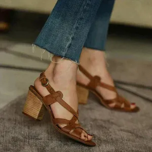 Rosa® | Vintage Block Heel Sandals