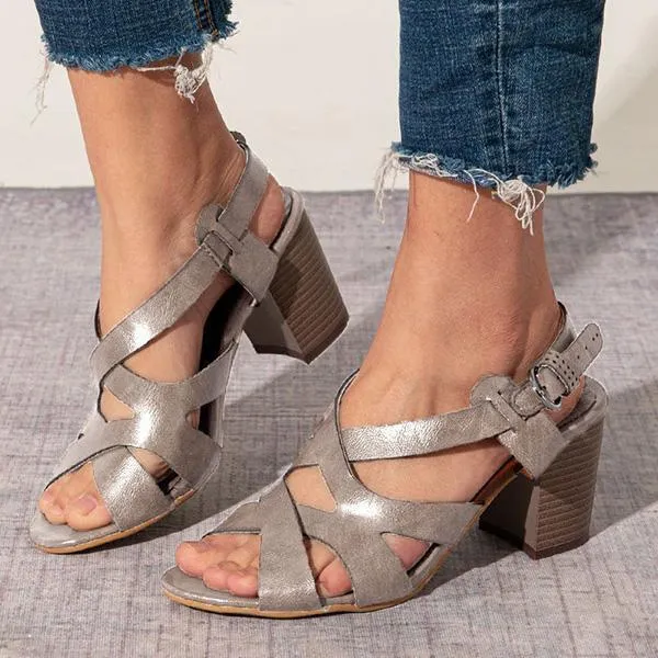 Rosa® | Vintage Block Heel Sandals