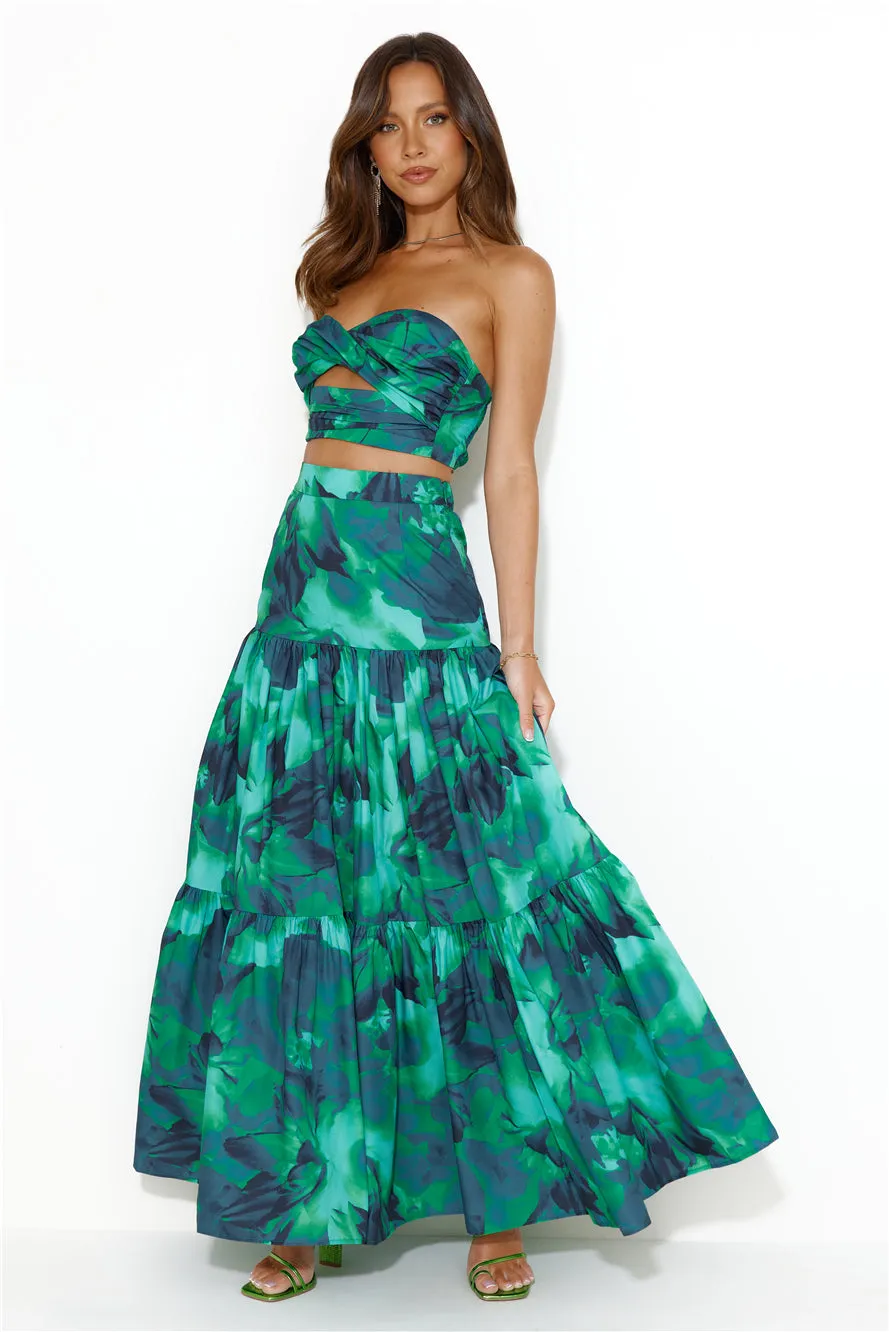 RUNAWAY Ayla Top Calista Green