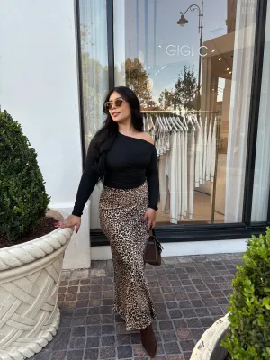 Safari Satin Skirt