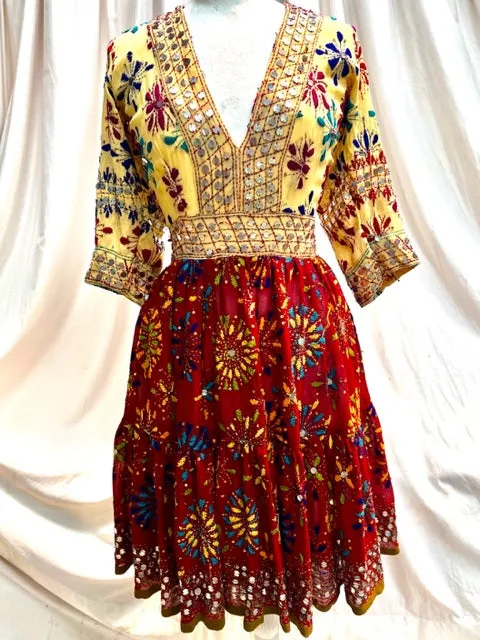 Shakti Dress Purple size 12/14 one of a kind open back