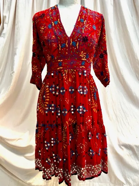 Shakti Dress Purple size 12/14 one of a kind open back