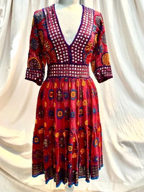 Shakti Dress Purple size 12/14 one of a kind open back