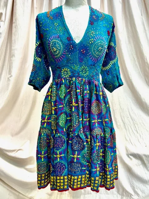 Shakti Dress Purple size 12/14 one of a kind open back