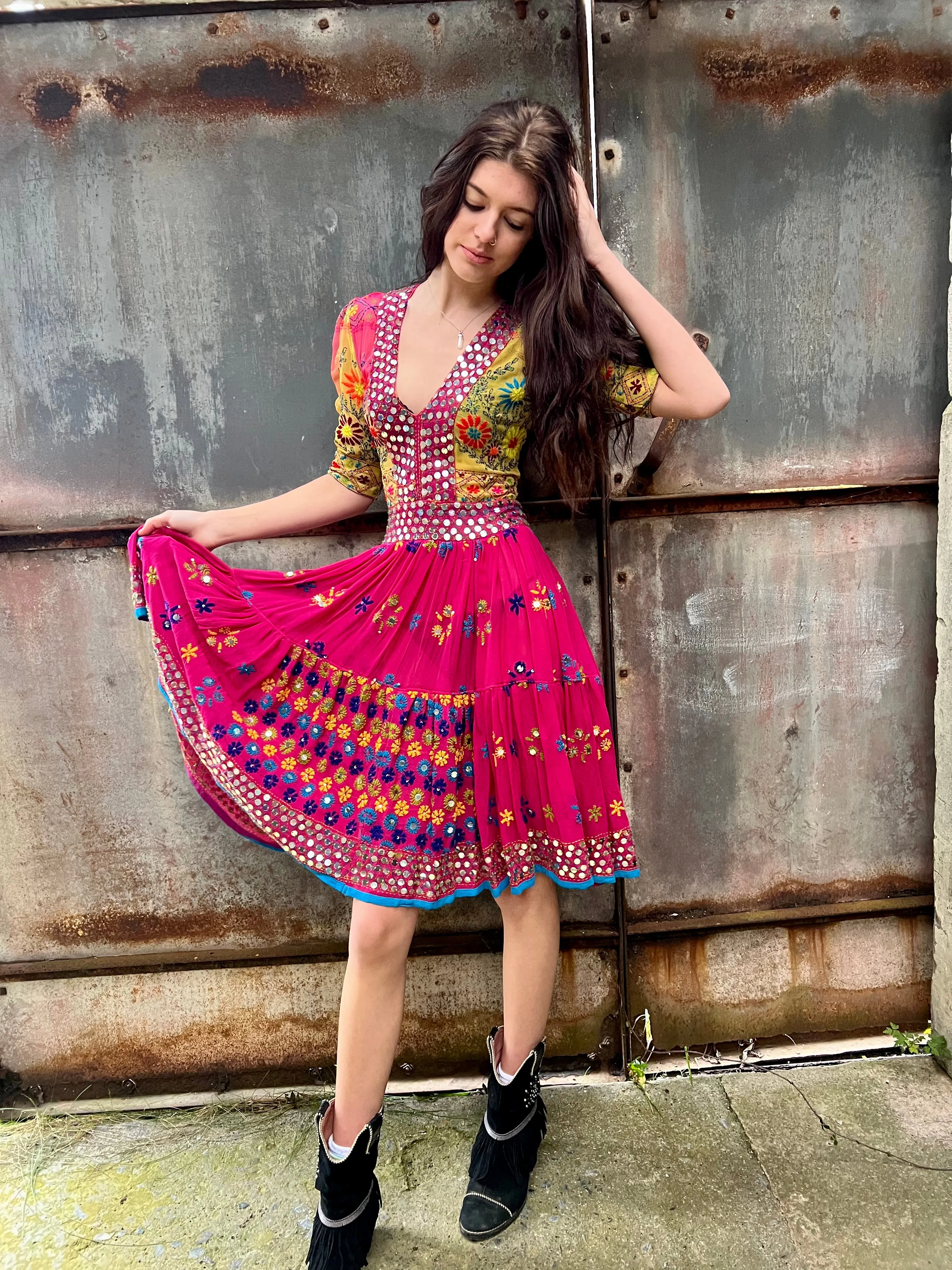 Shakti Dress with full back these dresses are all one of a kind all a size Small (8)