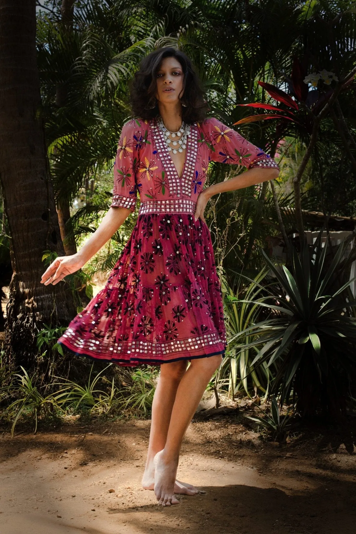 Shakti Dress with full back these dresses are all one of a kind all a size Small (8)