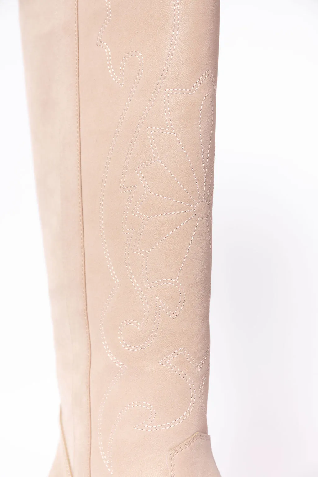 Shania Tan Tall Cowboy Boots