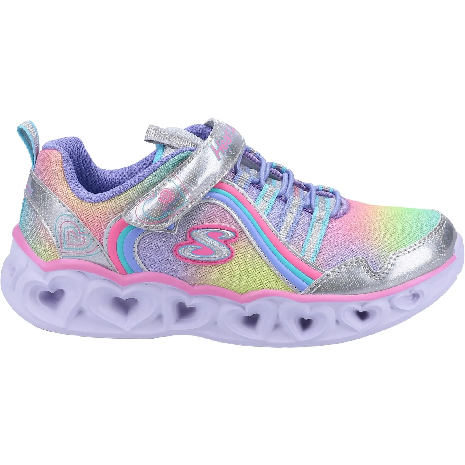 Skechers Heart Lights Rainbow Lux Sport Shoes