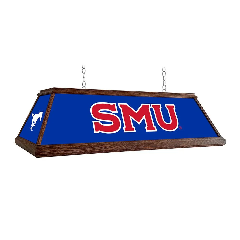SMU Mustangs: Premium Wood Pool Table Light