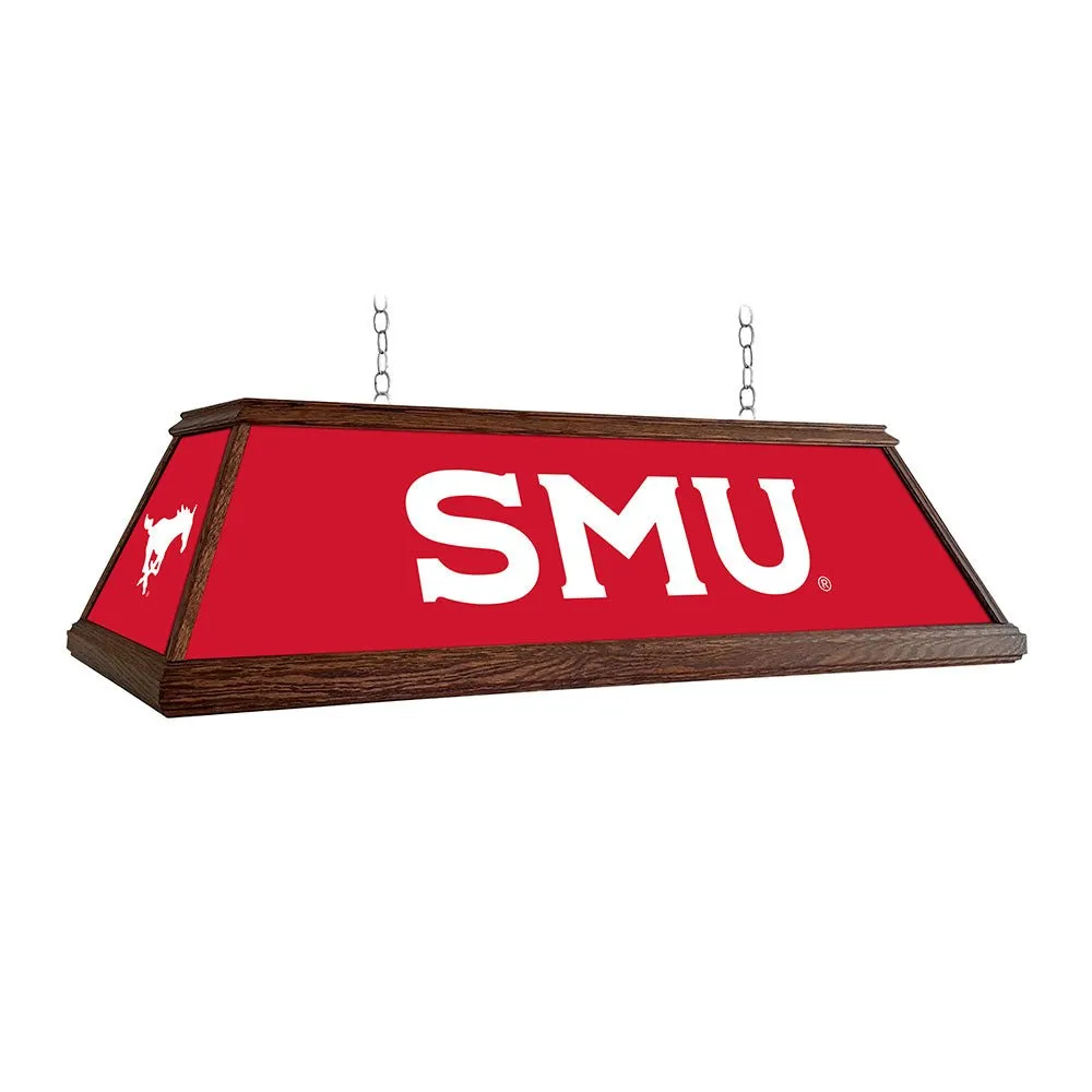 SMU Mustangs: Premium Wood Pool Table Light