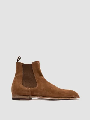 SOLITUDE 004 - Brown Suede Chelsea Boots