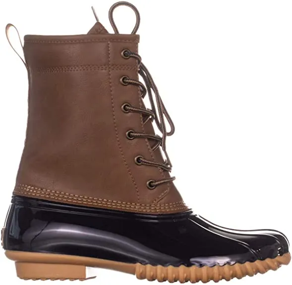 sporto Womens Ariel Closed Toe Knee High Cold Weather Boots, Tan/Navy, Size 7.0