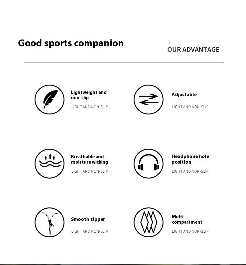 Sports Waist Bag for Men and Women, Running Pouch