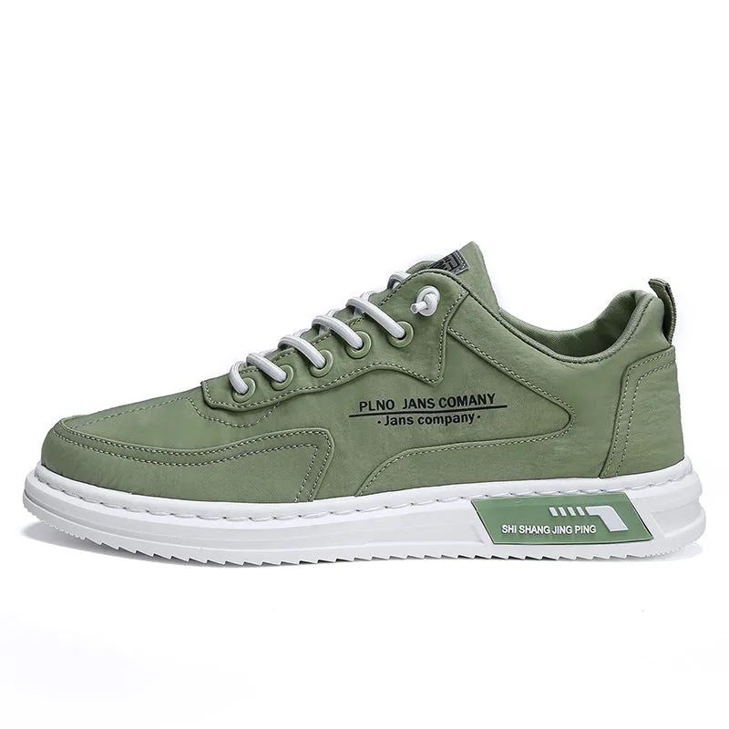 Spring New Breathable Canvas Shoes Men's Trendy All-matching Casual Sports Non-slip Wear-resistant Sneakers