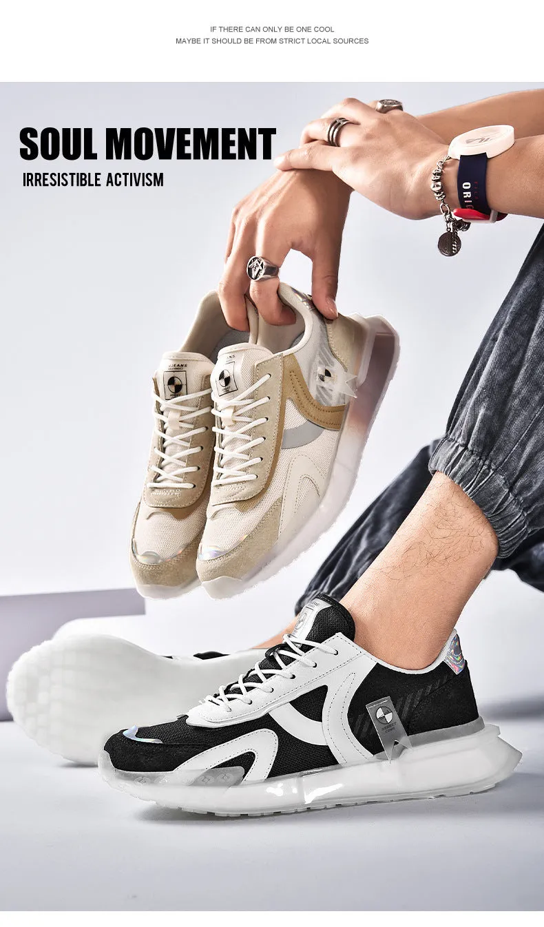 Spring New Versatile Multi-color End Men's Casual Sports Shoes Retro Daddy Shoes Trendy Student Youth
