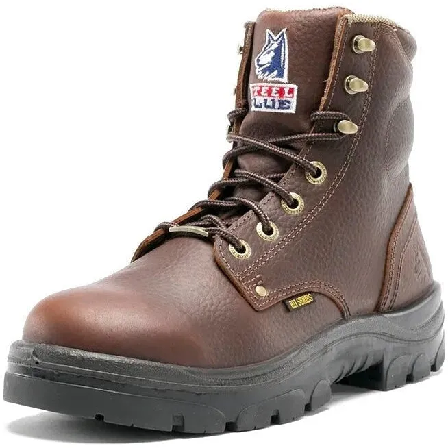 Steel Blue Men's Argyle 6" Waterproof Soft Toe Waterproof Work Boot - Oak - 810952