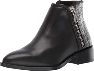 STEVEN by Steve Madden Women's Hickory Ankle Boot, Black Multi, 6 M US