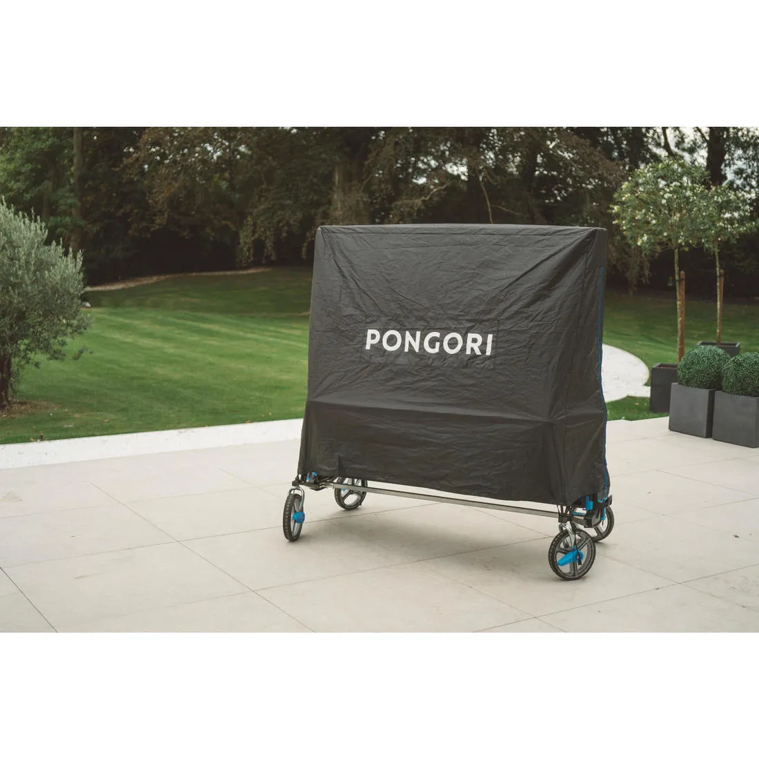 Table Tennis Folded Table Cover - Black
