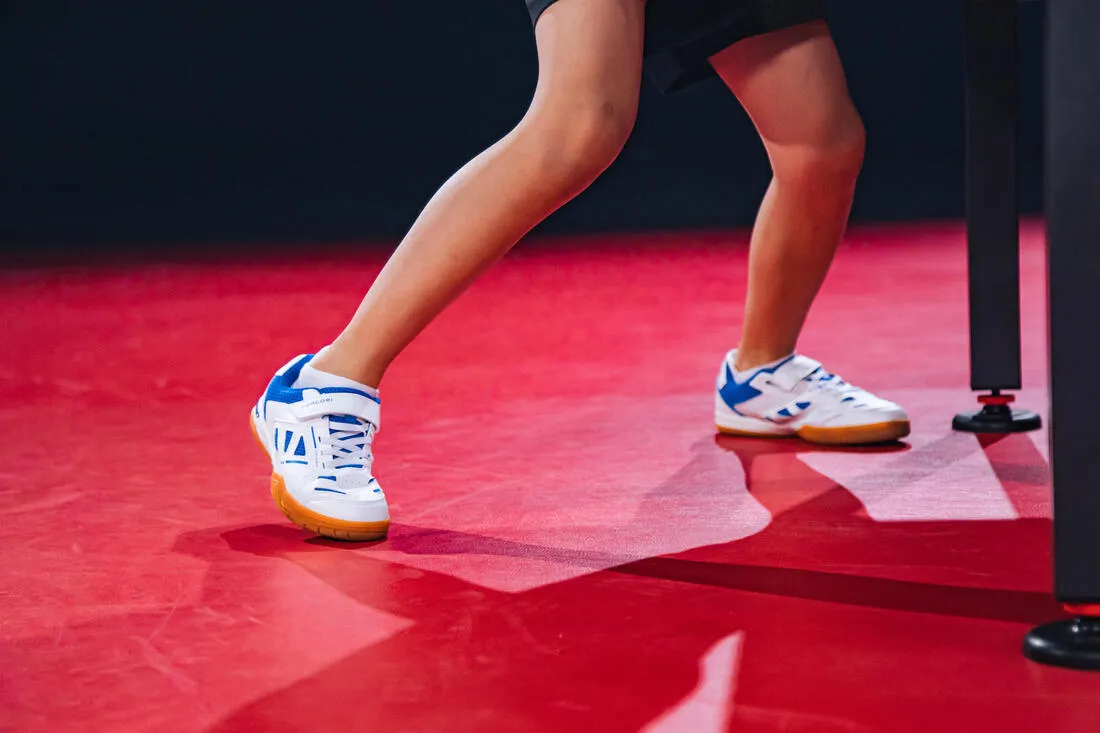TABLE TENNIS SHOES TTS 500 JUNIOR WHITE