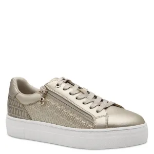 Tamaris Womens Gold Lace-up Shoe 1-23313-41