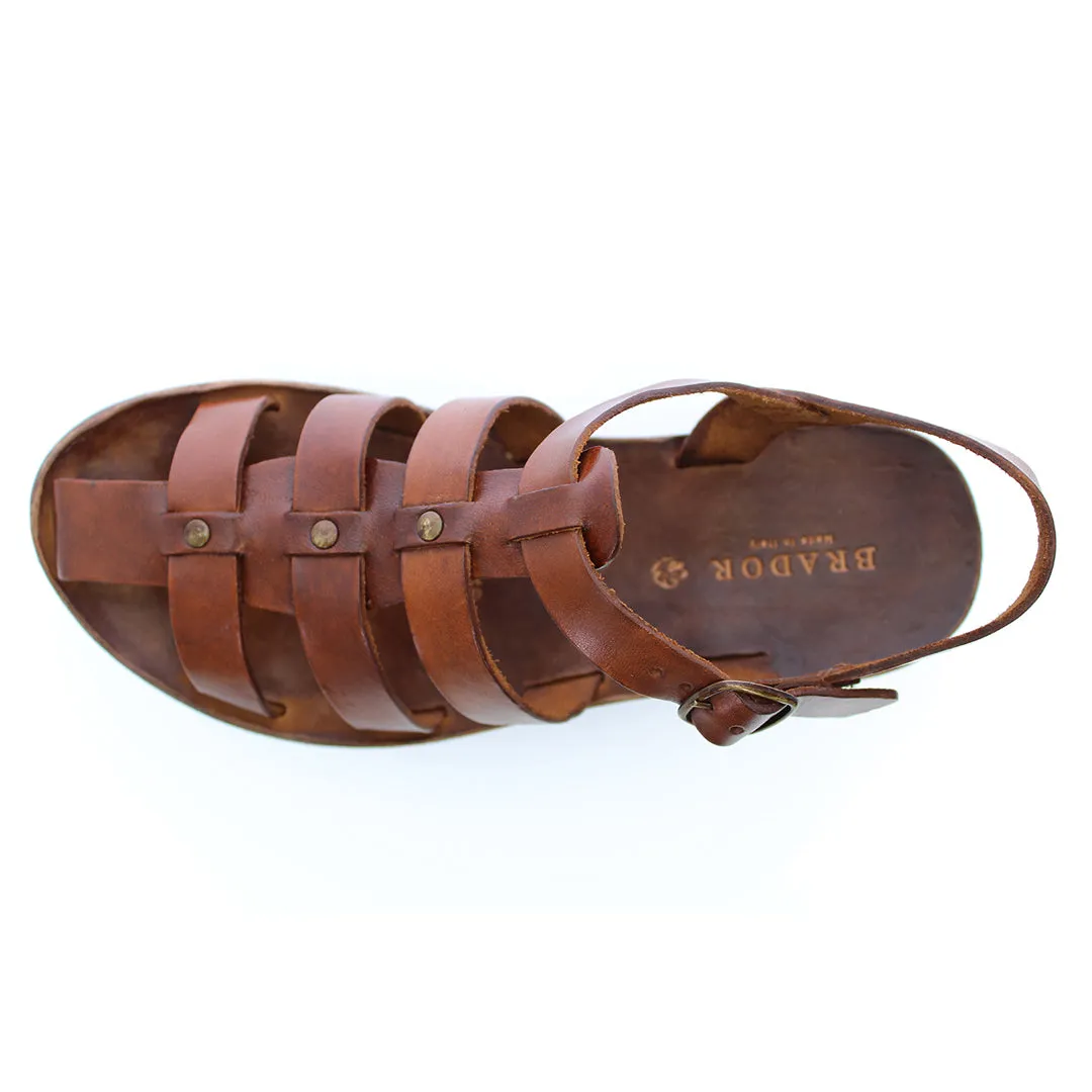 TAORMINA CIGAR FISHERMAN SANDALS