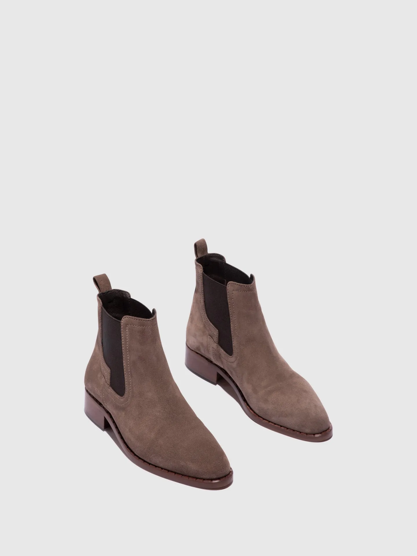 Taupe Chelsea Ankle Boots