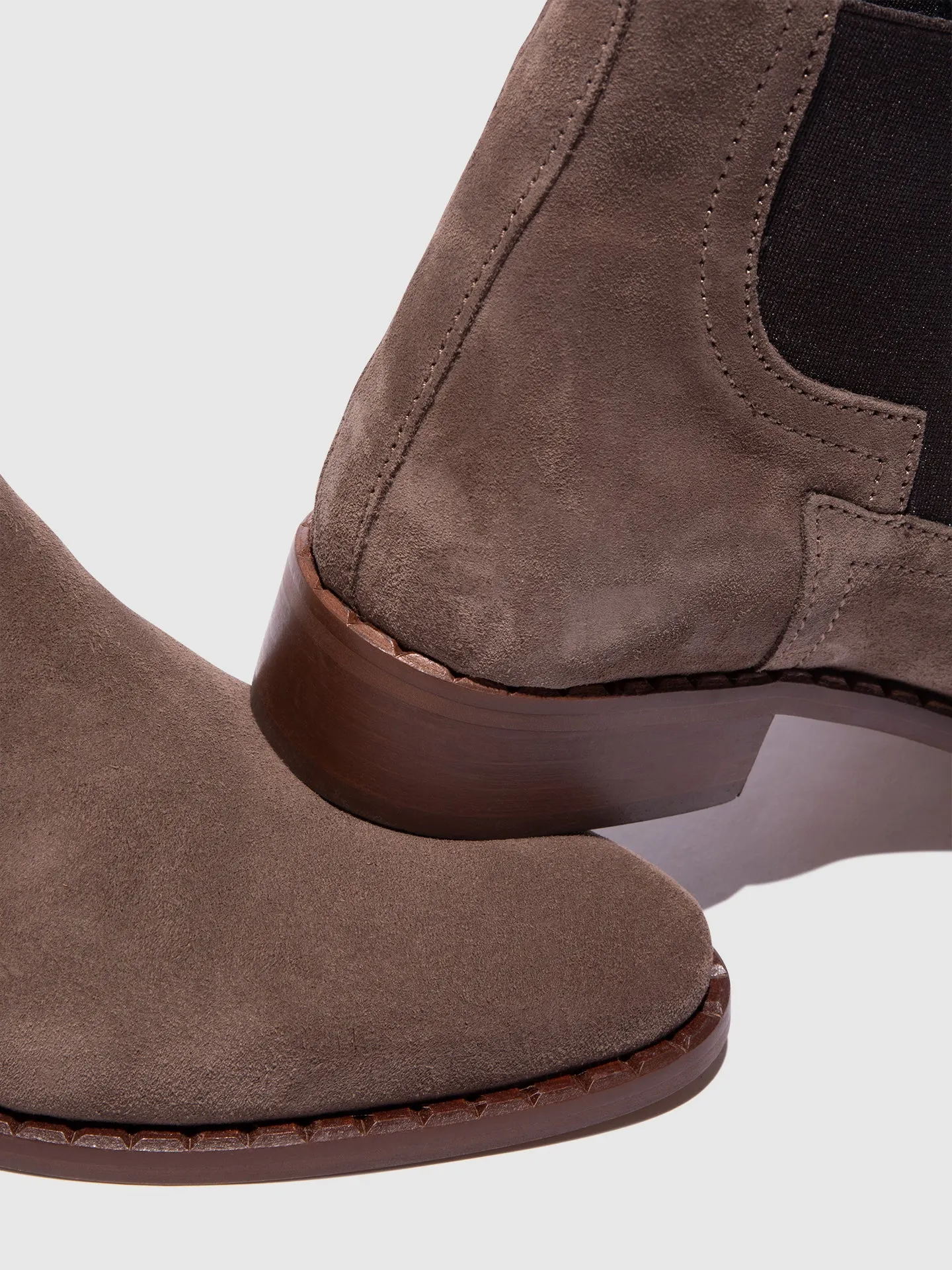 Taupe Chelsea Ankle Boots