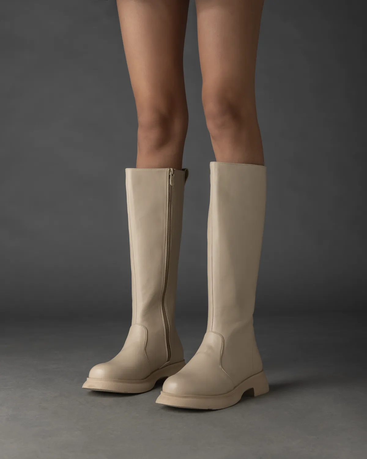 The Classic Boot in Light Beige