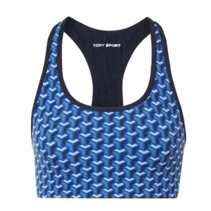 TORY BURCH SPORT Mesh Paneled Stretch Jersey Sports Bra - Women’s Size XS NEW