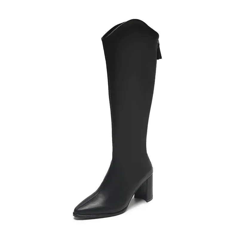 Trendy Knee-High Boots