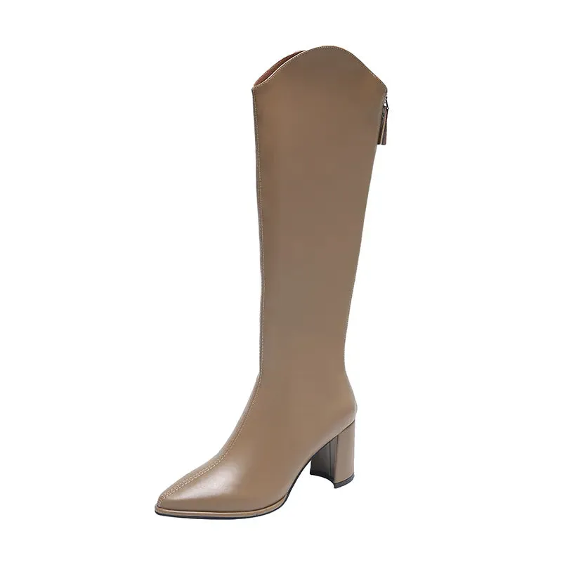 Trendy Knee-High Boots