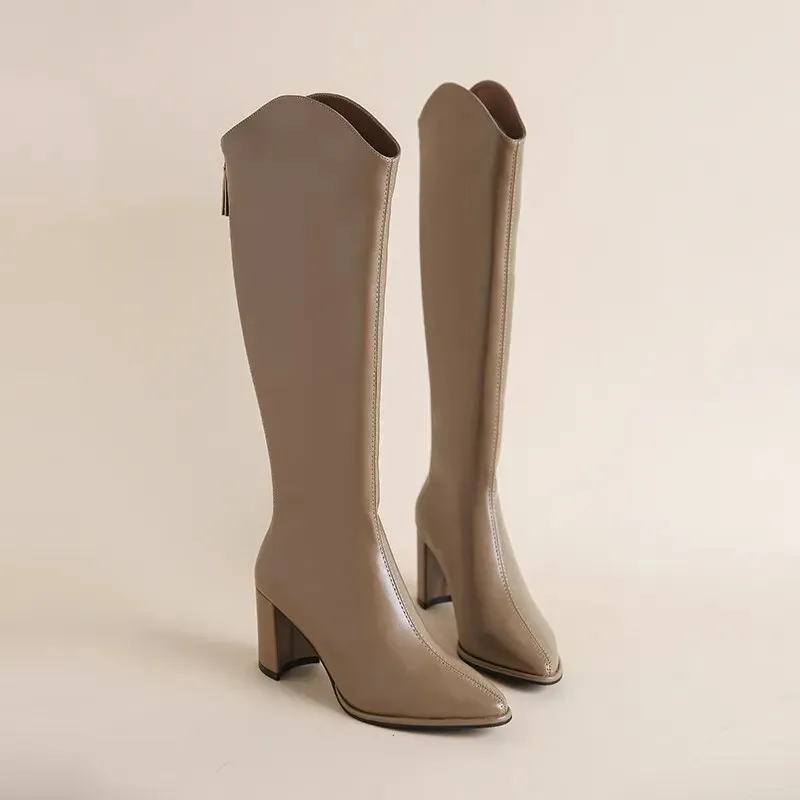Trendy Knee-High Boots